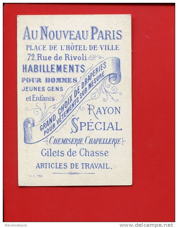 HABILLEMENT PARIS HOTEL DE VILLE  Belle Chromo Dorée Cavalier ARABE - Jacques