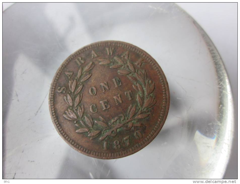 SARAWAK 1 CENT 1870 SUP VOIR PHOTOS - Kolonies