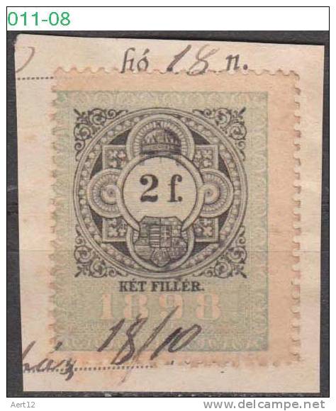 HUNGARY, 1898, Revenue Stamp, CPRSH. 303 - Revenue Stamps