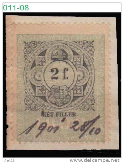 HUNGARY, 1898, Revenue Stamp, CPRSH. 303 - Revenue Stamps