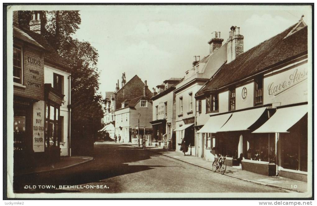 "Old Town, Bexhill-on-Sea",   Posted 1947  ("BEXHILL-ON-SEA" Cds With Seven Wavy Lines).     Ss-93 - Other & Unclassified