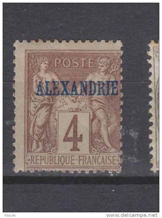 Yvert 4 * Neuf Charnière Point De Rouille - Unused Stamps