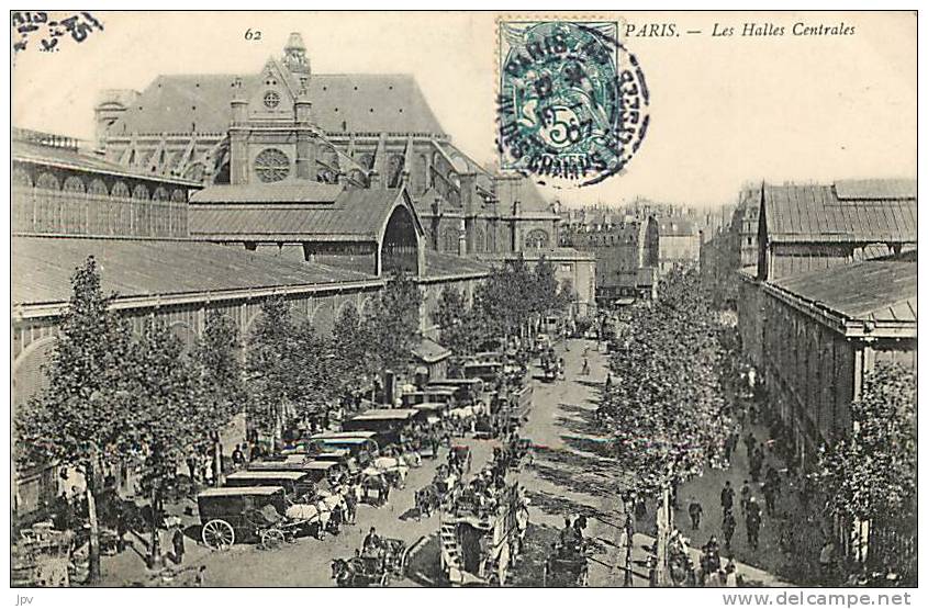 PARIS  . LES HALLES CENTRALES . - Arrondissement: 01