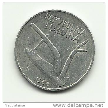 1968 - Italia 10 Lire   ----- - 10 Lire