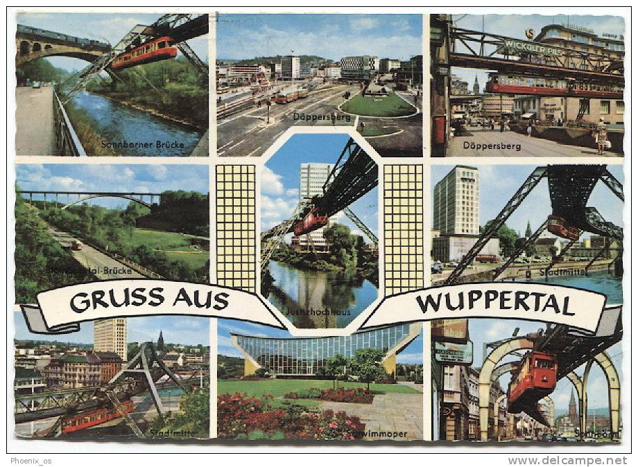 GERMANY - WUPPERTAL, Mosaic Postcard - Wuppertal