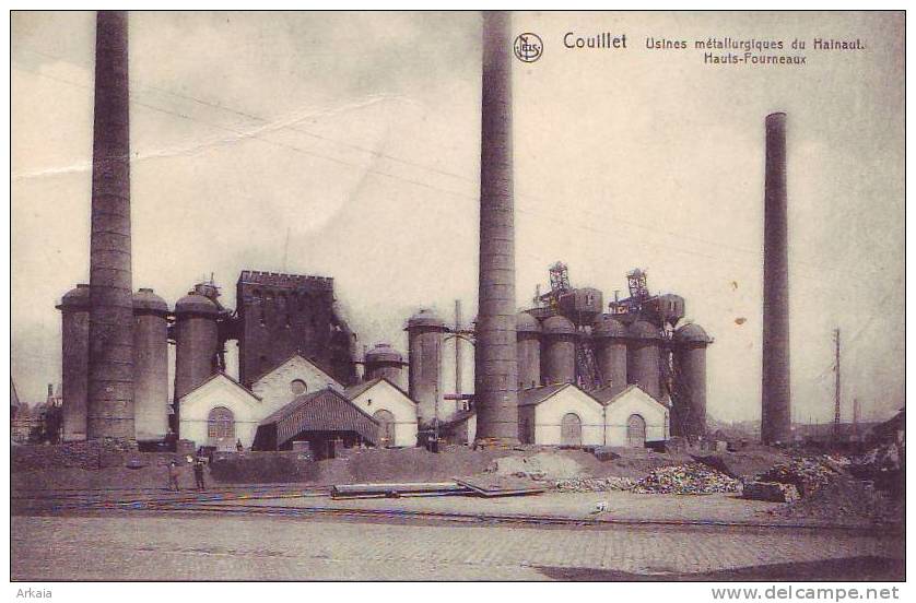 COUILLET = Usines Métallurgique Du Hainaut = Hauts-Fourneaux (Nels) 1910 - Sonstige & Ohne Zuordnung