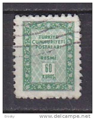 PGL AP099 - TURQUIE TURKEY SERVICE Yv N°69 - Timbres De Service