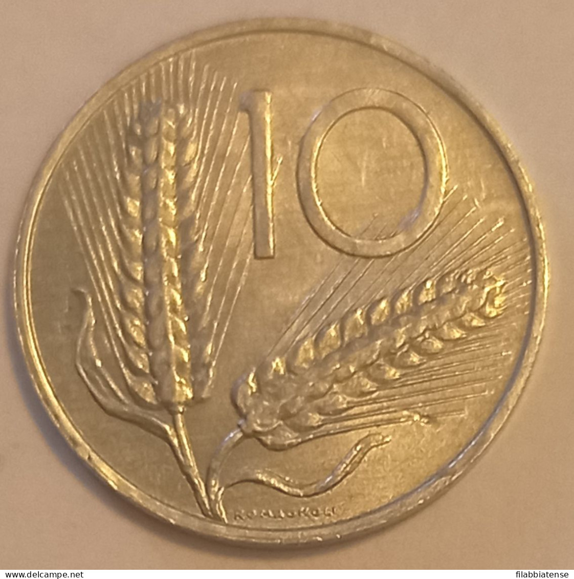 1986 - Italia 10 Lire    ------ - 10 Liras