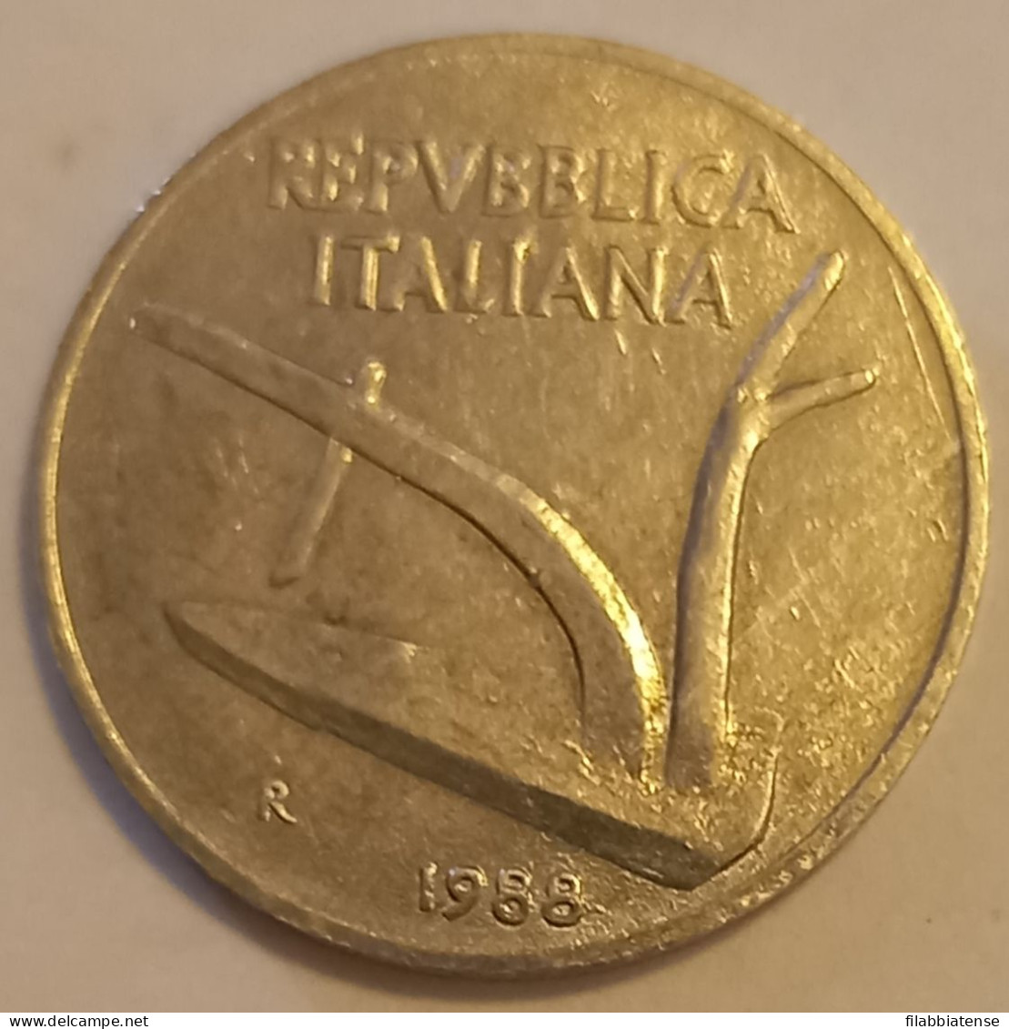 1988 - Italia 10 Lire   ----- - 10 Liras