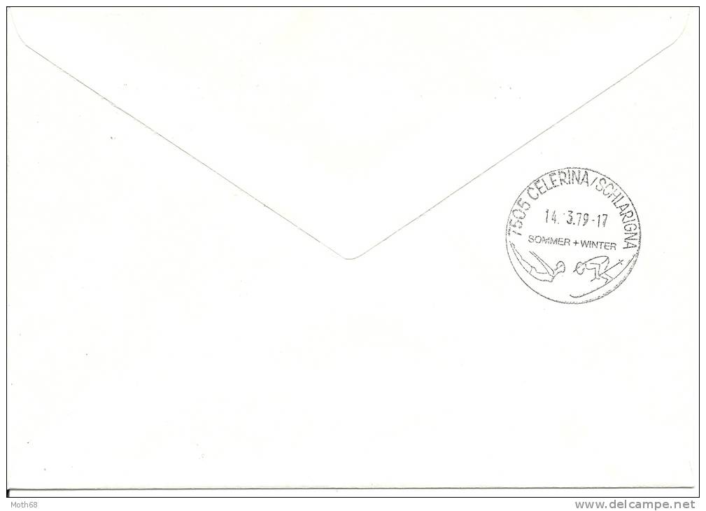 ATM Typ 3 Frühdatum Auf Brief 13.03.1979 Mit AK Celerina KW 250 - Automatic Stamps