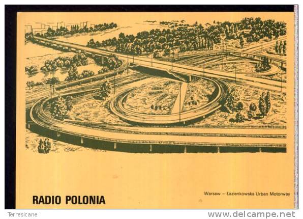 Sw Reception Qsl Radio Polonia Freq.1503 Kc/s Warsaw Tazienkowska Urban Motorway - Radio