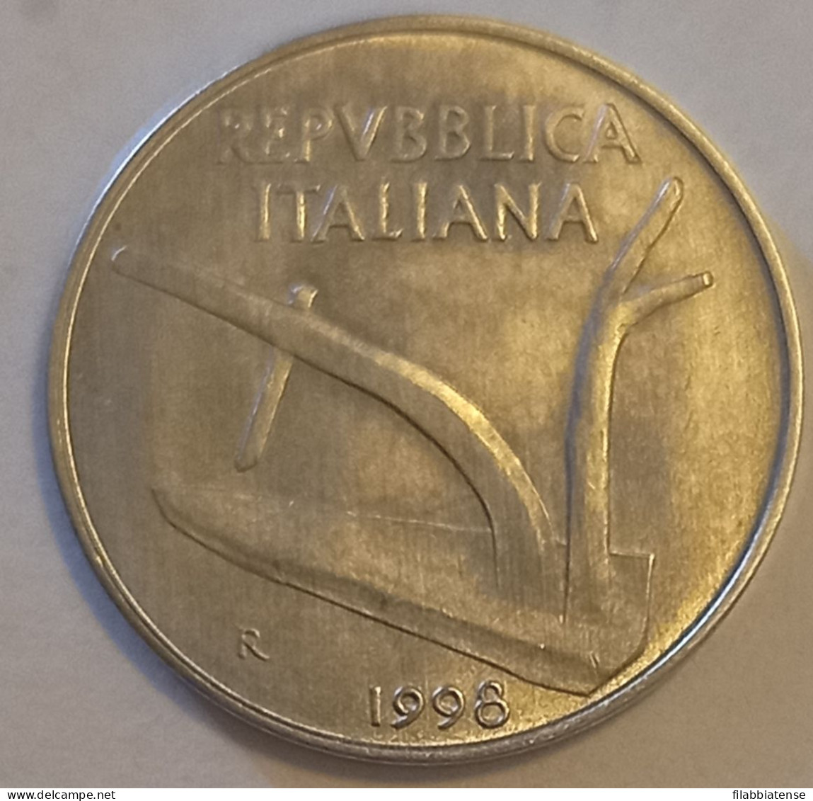 1998 - Italia 10 Lire    ----- - 10 Lire