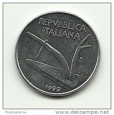 1999 - Italia 10 Lire, - 10 Lire