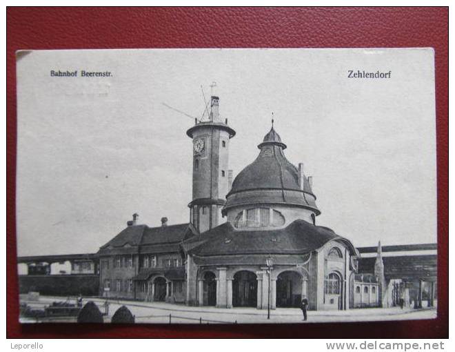 AK BERLIN ZEHLENDORF Bahnhof Ca.1910  //  D*4137 - Zehlendorf