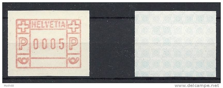 ATM Gummidruck Und Leerfeld - Automatic Stamps