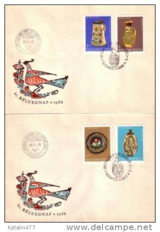 1968. Hungary, 41th Stamp Day,  FDC - FDC