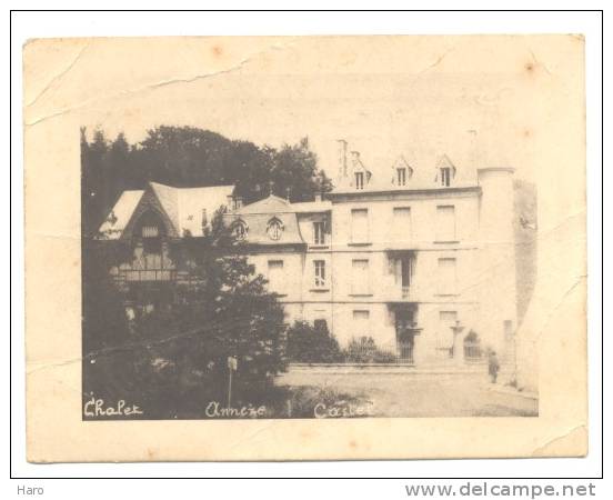 La Bourboule-les-Bains -Carte De Visite Castel Du Parc Avec Photo (f5) - Cartes De Visite