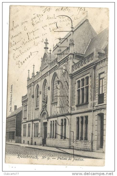 Hazebrouck (59) : Le Palais De Justice En  1903 (animée). - Hazebrouck