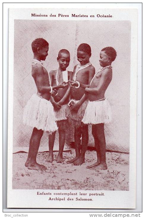 Missions Des Pères Maristes En Océanie, Archipel Des Salomons, Pochette De 12 Cartes Postales, 14 Scans - Solomon Islands