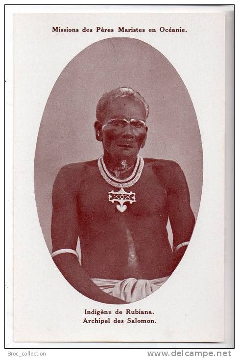 Missions Des Pères Maristes En Océanie, Archipel Des Salomons, Pochette De 12 Cartes Postales, 14 Scans - Solomon Islands