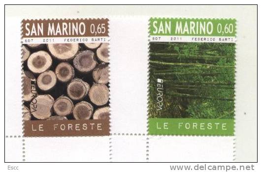 Mint Stamps Europa CEPT 2011 From San Marino - 2011