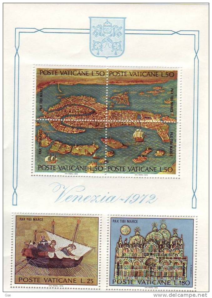 VATICANO 1972 - Sassone BF 3** - Venezia - Blocs & Feuillets