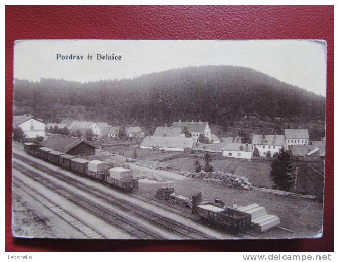 AK DELNICA BAhnhof Kolodvor 1908 //  D*4188 - Kroatien