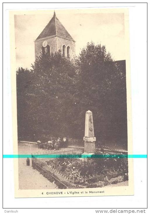 21 // CHENOVE   Eglise Et Monument   N° 4  ** - Chenove