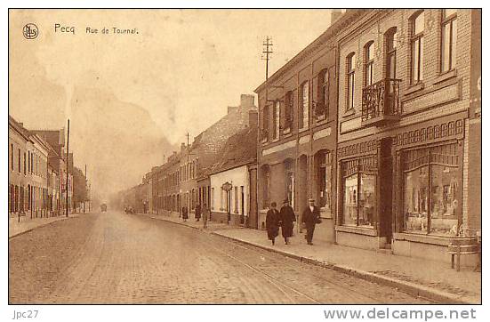 CPA PECQ - Rue De Tournai - Pecq