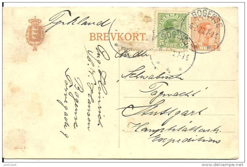 BREVKORT 1920 - Postal Stationery