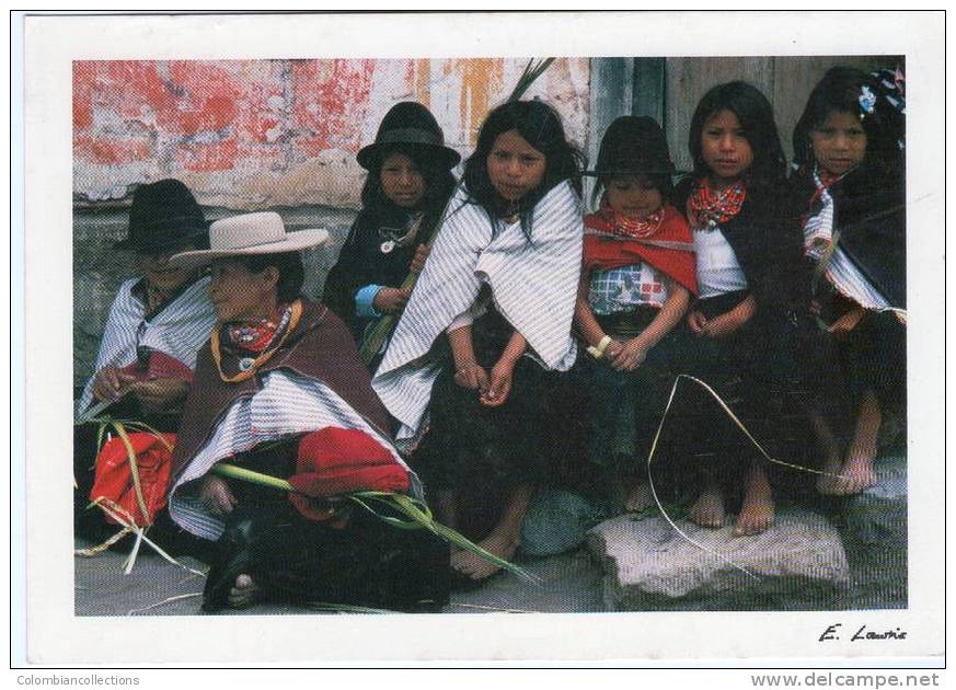 Lote PEP147, Ecuador, Postal, Postcard, Mujeres Salasaca, Indigenous Activities, Actividades Indigenas - Ecuador