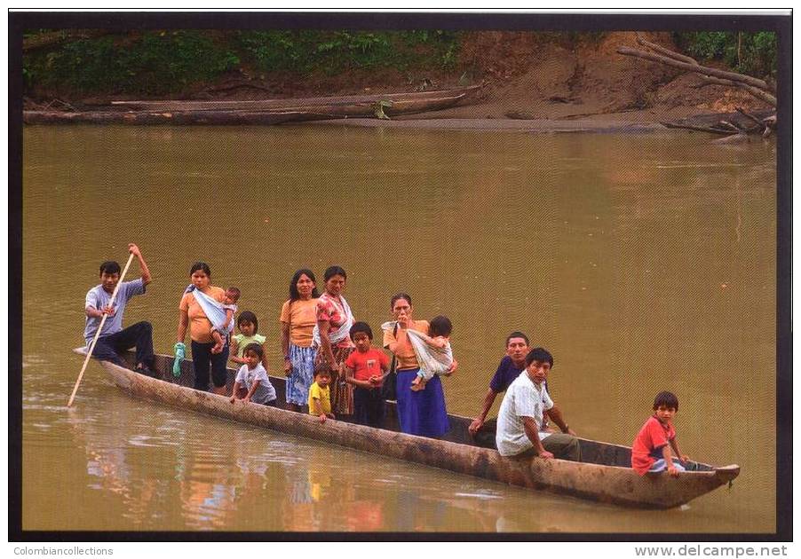 Lote PEP153, Ecuador, Postal, Postcard, Indigenas Amazonia, Indigenous Activities, Actividades Indigenas - Ecuador