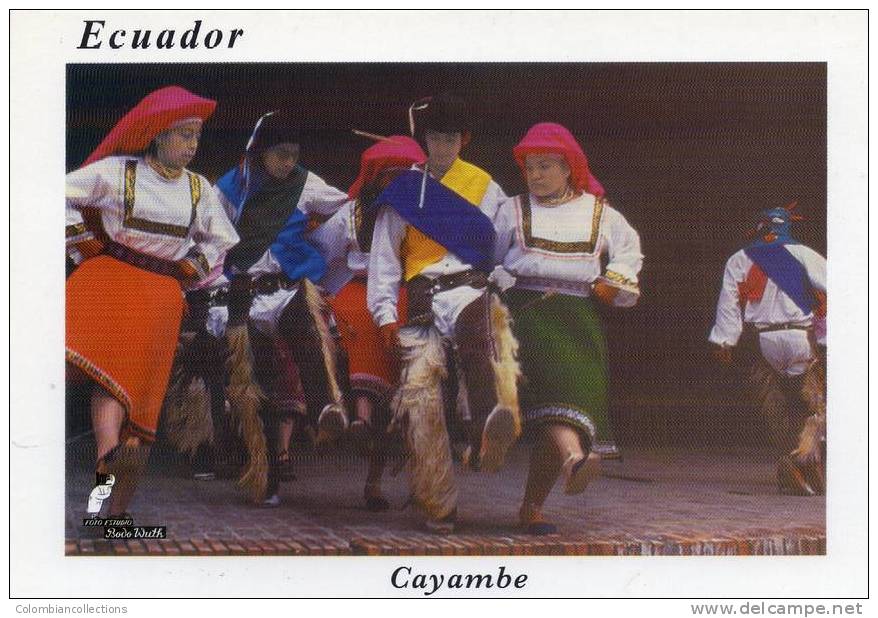Lote PEP155, Ecuador, Postal, Postcard, Cayambe, Indigenous Activities, Actividades Indigenas - Ecuador