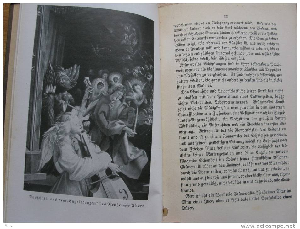 Grünewald Der Romantiker Des Schmerzes Von Aug.L.Maner Mit 26 Bildern Delphin Verlag München - Schilderijen &  Beeldhouwkunst