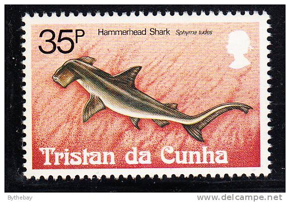 Tristan Da Cunha MNH Scott #305 35p Hammerhead - Sharks - Tristan Da Cunha