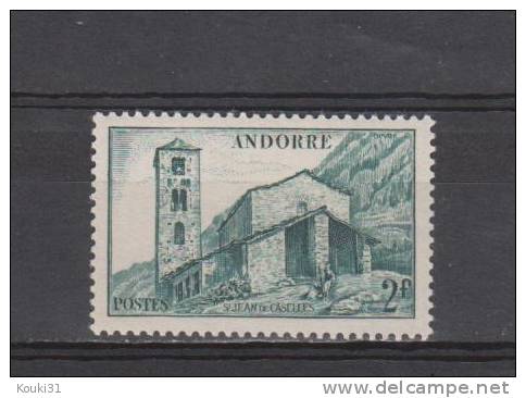 Andorre YT 103 * : église Saint-Jean De Casellas - Ungebraucht