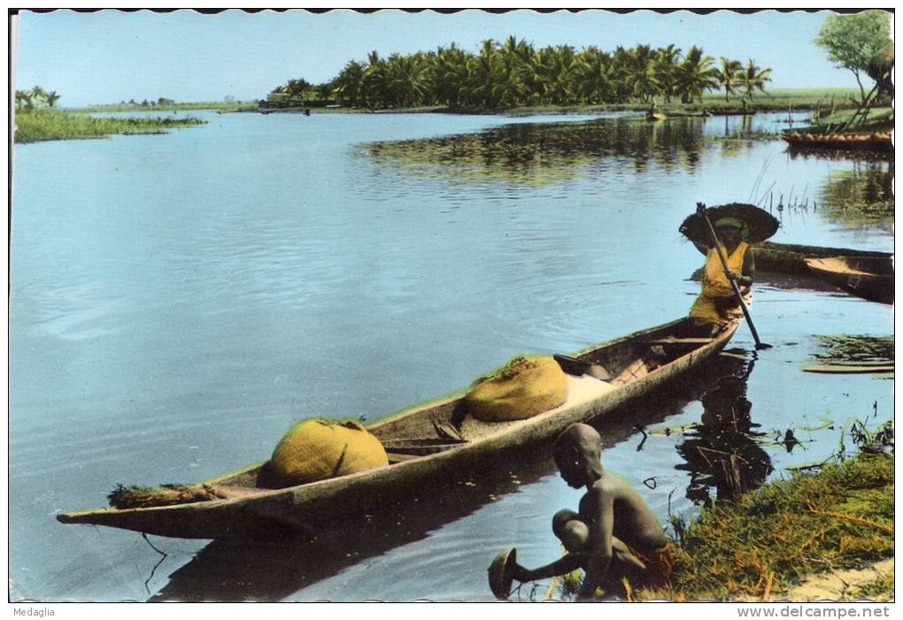 RÉPUBLIQUE DU DAHOMEY - Porto Novo - Pirogue - Benin