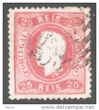 PORTUGAL  -  LUIS  I  -  Canc. ´´ 1 ´´  - 1868 - ...-1853 Préphilatélie