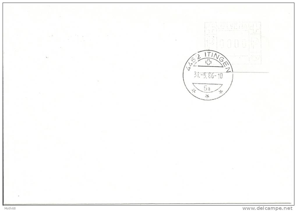 Typ 7IIIb Mit 0000 Druck Auf Brief - Automatic Stamps