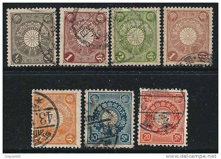 ● JAPAN 1899 / 902 - STEMMI - N.° 94 . . . Usato - Cat. ? € - Lotto N. 540 - Used Stamps