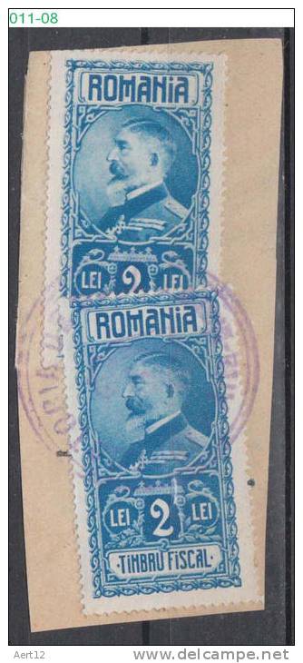 ROMANIA, 1928, FERDINAND I, Revenue Stamp, MINISTRY OF FINANCE, RRSC. 129 - Fiscaux