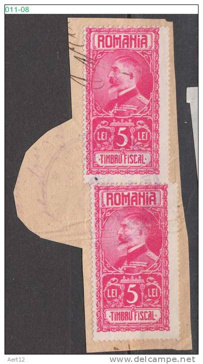 ROMANIA, 1928, FERDINAND I, Revenue Stamp, MINISTRY OF FINANCE, RRSC. 131 - Fiscales