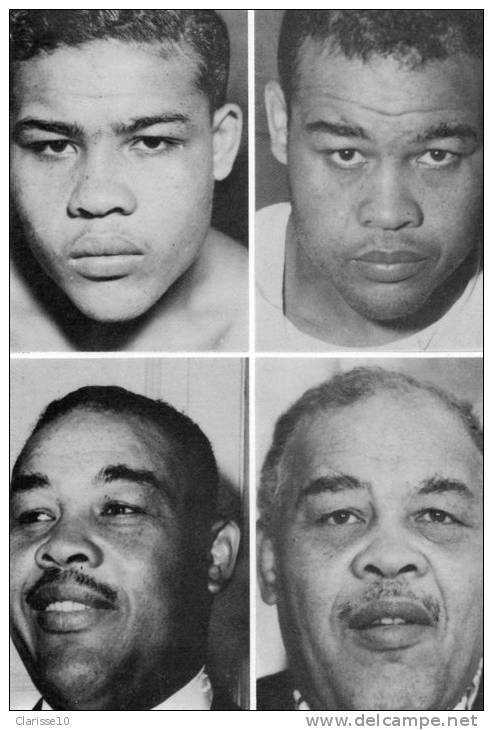 Boxe Joe Louis En 1935.1950.1963.et La Veille De Sa Mort En 1981 - Boksen