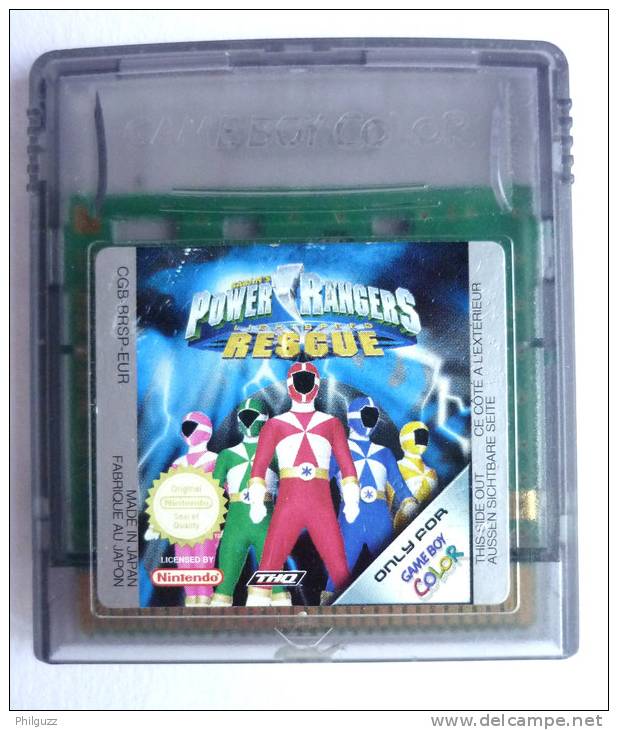 JEU NINTENDO GAME BOY COLOR - POWER RANGERS LIGHTSPEED RESCUE - Game Boy Color