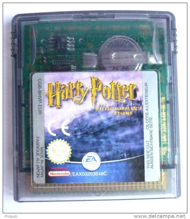 JEU NINTENDO GAME BOY COLOR - HARRY POTTER AND THE PHILOSOPHER'S STONE - Game Boy Color
