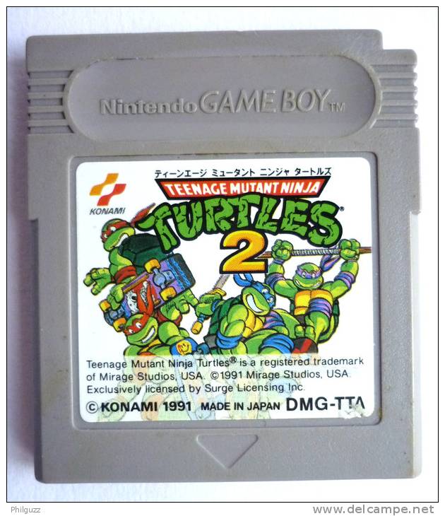 JEU NINTENDO GAME BOY  - TEENAGE MUTANT NINJA TURTLES 2 - Nintendo Game Boy