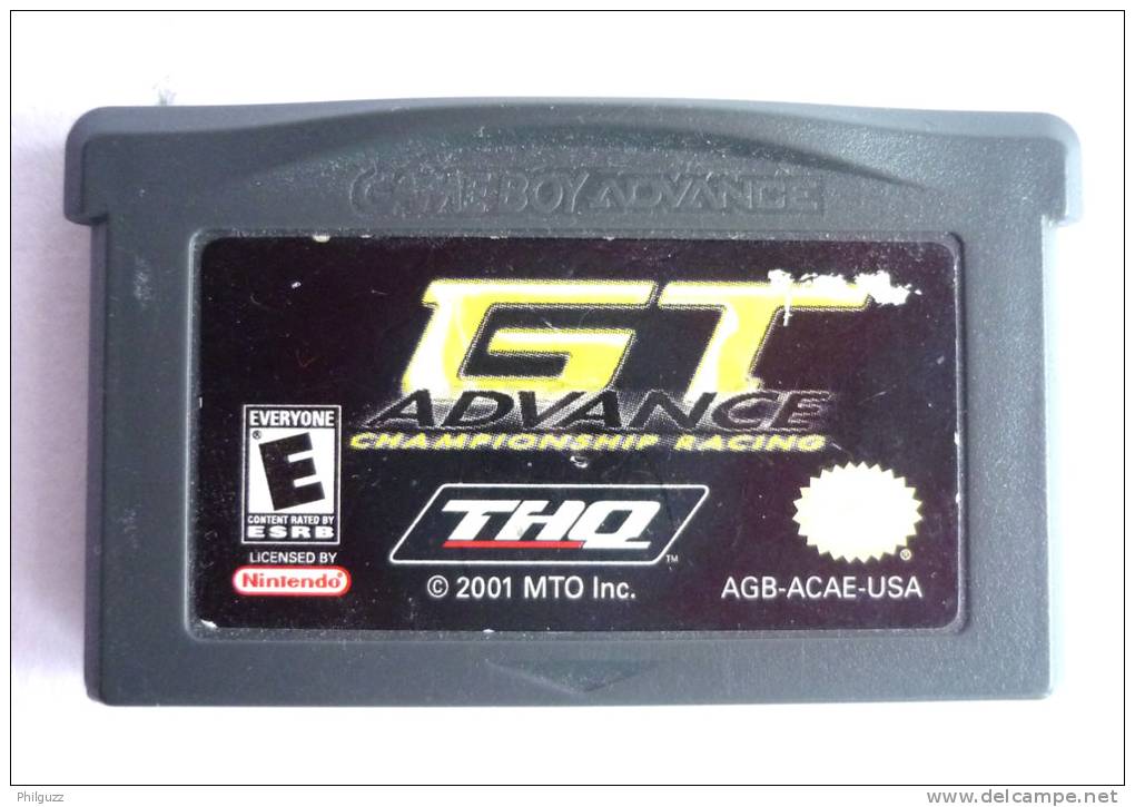 JEU NINTENDO GAME BOY  ADVANCE - GT ADVANCE CHAMPIONSHIP RACING - Game Boy Advance