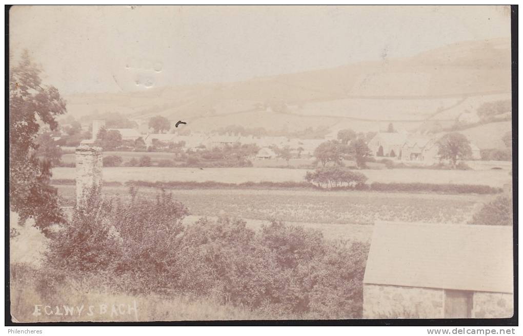 CPA - (Royaume Uni) Eglwysbach - Carte Photo - Zu Identifizieren