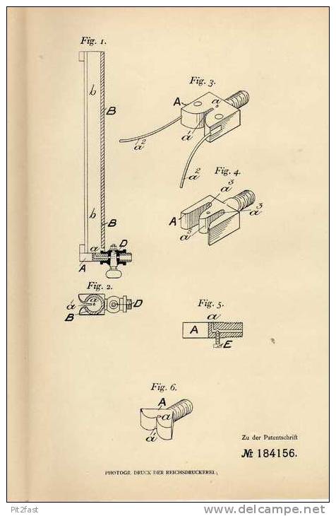 Original Patentschrift - F. Rivett In Heaton Chapel Und Heaton Norris , 1906 , Garnmaschine , Gassengmaschine !!! - Tools