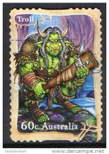 Australia 2011 Mythical Creatures 60c Troll Self-adhesive Used - - - Oblitérés